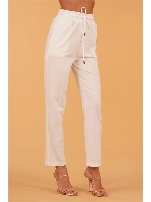 Pantalacci in viscosa elastica GM by Gai Mattiolo | GM3973PANNA